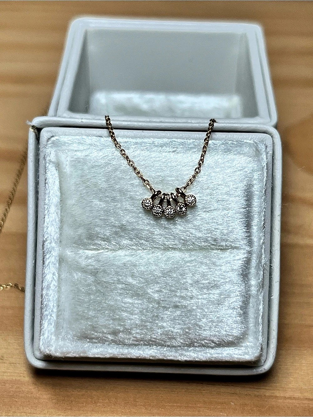 Jennie Kwon Diamond “milestone” necklace